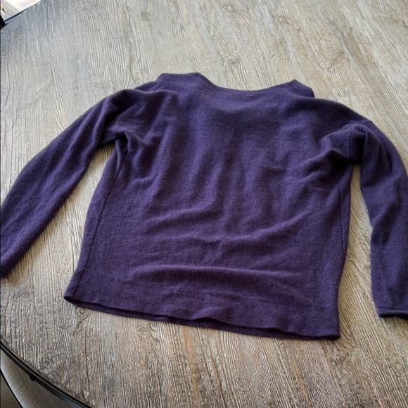 Sundance Cashmere Purple Sweater L - Picture 9 of 12
